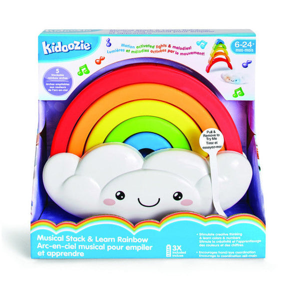 Kidoozie Musical Stack and Learn Rainbow