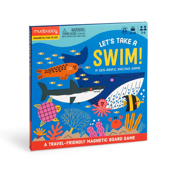 Mudpuppy Magnetic Board Game - Let's Take a Swim