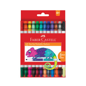 Faber-Castell 12 ct Duo Tip Washable Markers