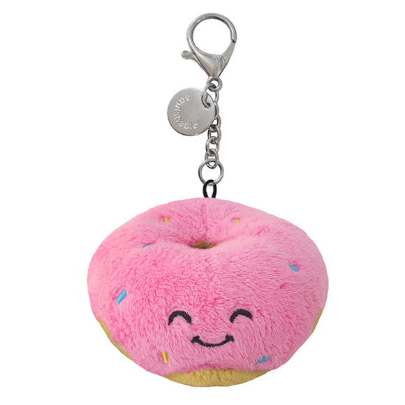 Squishable® Micro Keychain: Pink Donut 3