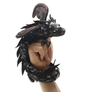 Folkmanis® Wristlet Finger Puppet: Midnight Dragon