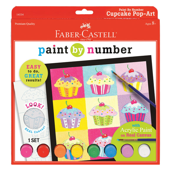 Faber-Castell Paint by Number Cupcake Pop Art (retired)