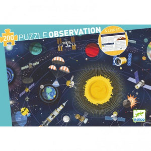 Djeco Observation Puzzle 200 Piece: Space