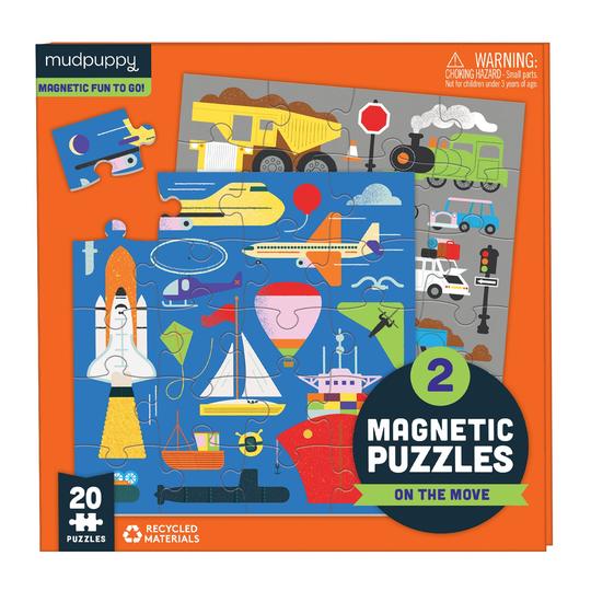 Mudpuppy Magnetic Puzzles - On the Move