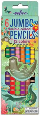 eeBoo Jumbo Color Pencils Otters