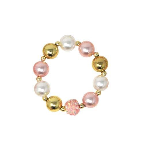 Pink Poppy You are Golden Pearl Bracelet