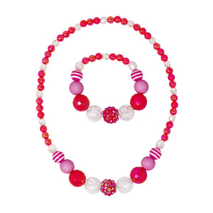 Pink Poppy Hot Pink Raspberry Delight Necklace Set