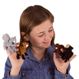 Folkmanis® Finger Puppet Set: Woodland Animal