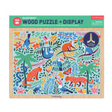 Mudpuppy 100 Piece Wood Puzzle & Display - Rainforest