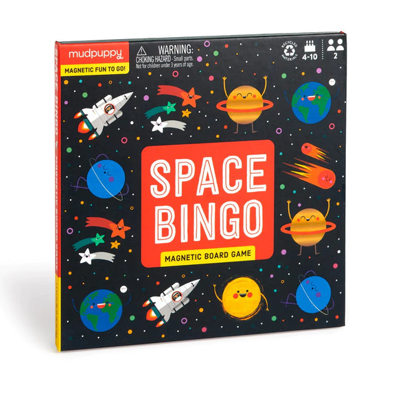 Mudpuppy Magnetic Board Game - Space Bingo