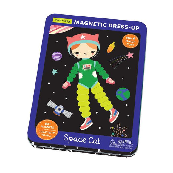 Mudpuppy Magnetic Dress-up - Space Cat