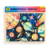 Mudpuppy 100 Piece Wood Puzzle & Display - Space Mission