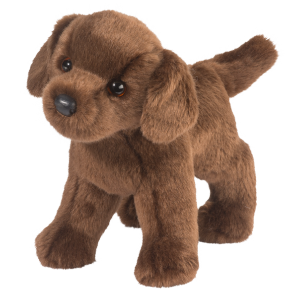 Chocolate labrador stuffed animal deals