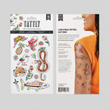 Tattly Sheet Menagerie Flash Tattoos