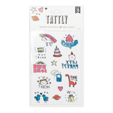 Tattly Sheet Party Pals Tattoos