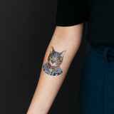 Tattly Pairs Punk Cat Tattoo