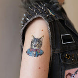 Tattly Pairs Punk Cat Tattoo