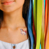 Tattly Sheet Rainbow Unicorns Tattoos