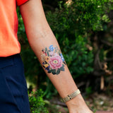 Tattly Pairs Stitched Bouquet Tattoo