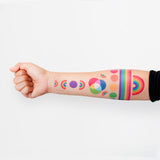 Tattly Set Rainbow Tattoos