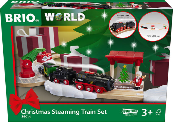 Brio Christmas Steaming Train Set 36014