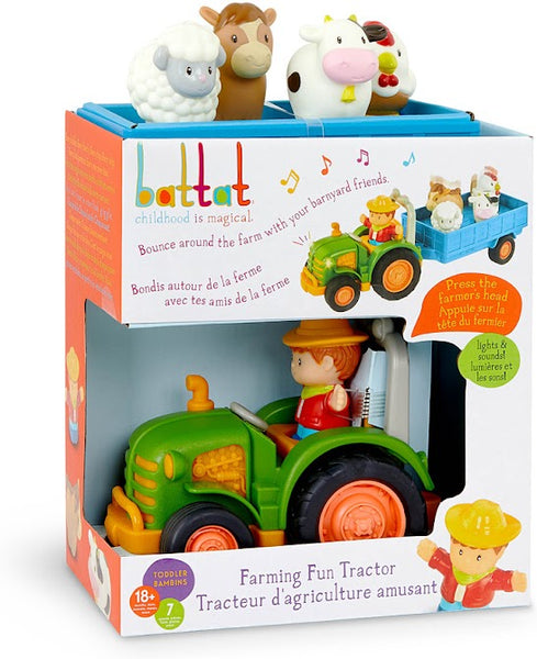 Broek Historicus waarschijnlijk Battat Farming Fun Tractor – Growing Tree Toys
