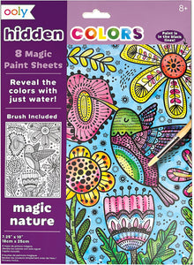 Ooly Hidden Colors Magic Paint Sheets: Magic Nature