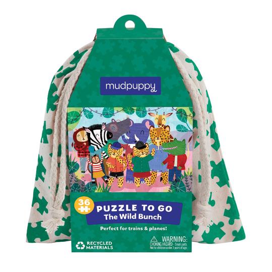 Mudpuppy Puzzle To Go - The Wild Bunch