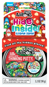 Crazy Aaron's Thinking Putty Hide Inside! Gnome Home