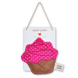 Apple Park Organic Sweet Treats Crinkle Blankie - Cupcake
