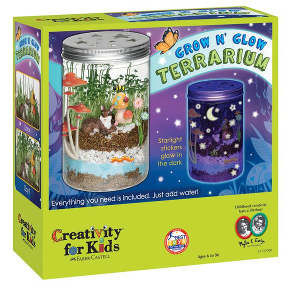 Creativity for Kids: Grow N' Glow Terrarium