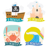 Lucy Darling Milestone Stickers: Little Captain