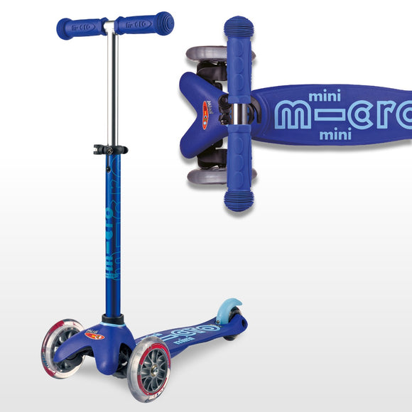 SALE WITHOUT BOX: MicroKickboard: Scooter: Blue Mini Deluxe
