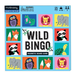 Mudpuppy Magnetic Board Game - Wild Bingo