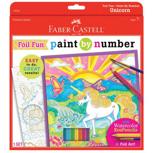 Faber-Castell Paint by Number Unicorn Foil Fun