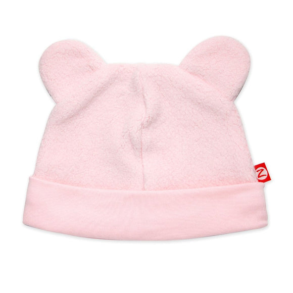 Zutano Baby Cozie Hat Baby Pink