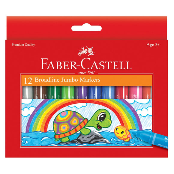 Faber-Castell 12 ct Broadline Jumbo Markers